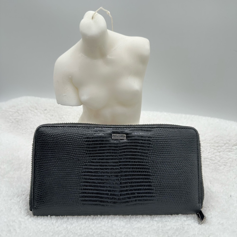 Dolce & Gabbana leather zip around wallet